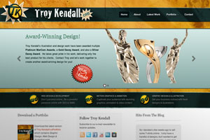 Troy Kendall Designs Website Development